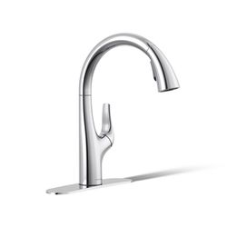 Sterling Tena One Handle Polished Chrome Pull-Down Kitchen Faucet