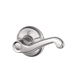 Schlage F Series Flair Bright Chrome Dummy Lever