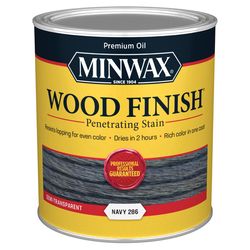 Minwax Wood Finish Semi-Transparent Navy Oil-Based Penetrating Wood Stain 1 qt