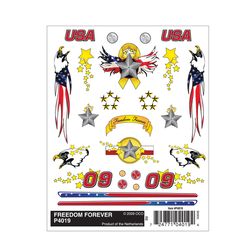 PineCar Dry Transfer Decal Multicolored