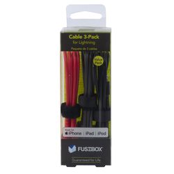 Fusebox Assorted USB Cable For Apple 3 L