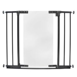 North States Graphite Metal/Acrylic Expandable Baby Gate 1 pk