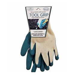 Garden Works M Cotton/Latex Green Gardening Gloves