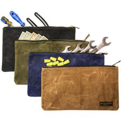 Readywares 12.5 in. W X 7 in. H Waxed Canvas Tool Pouch Set Assorted 4 pc