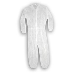 SuperTuff Polypropylene Painter's Coveralls White L 1 pk