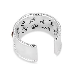 Montana Silversmiths Women's Ridge Rider TQ and Onyx Open Ring