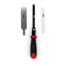 Ace 6 in. Steel Multi-Use Saw Medium/Fine 4 pc