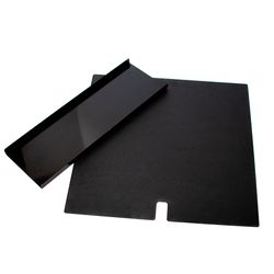 Bayshore RetroFit Plastic Black 6-1/4 in. W X 18-1/2 in. L Mailbox Rust Sleeve