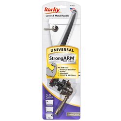 Korky StrongARM Faucet Style, Brushed Nickel Flush Handle