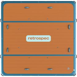 Retrospec Siesta PVC Inflatable Atlantic Blue Floating Lounger