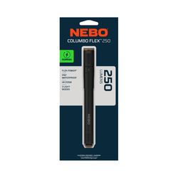 NEBO Columbo 250 lm Black LED Rechargeable Pen Light 10850 Battery