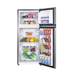 Avanti 4.5 cu ft Black/Silver Steel Compact Refrigerator 327 W