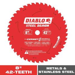 Diablo Steel Demon 8 in. D X 5/8 in. Cermet Metal Saw Blade 42 teeth 1 pk