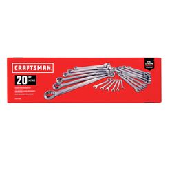 CRAFTSMAN 12 Point Metric Combination Wrench Set 20 pc