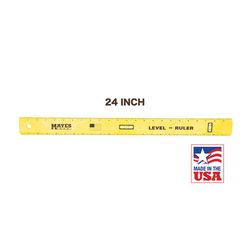 Mayes 24 in. Polystyrene Carpenter's Level 2 vial