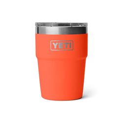 YETI Rambler 16 oz Papaya BPA Free Stackable Tumbler with MagSlider Lid