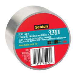 3M Scotch 2 in. W X 10 yd L Silver Foil Tape