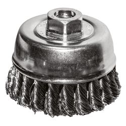 Century Drill & Tool 2-3/4 in. Knot Wire Wheel Brush Steel 12500 rpm 2 pc