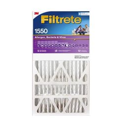 Filtrete 16 in. W X 25 in. H X 4-5/16 in. Polyester 1550 MPR Pleated Allergen Air Filter 1 pk