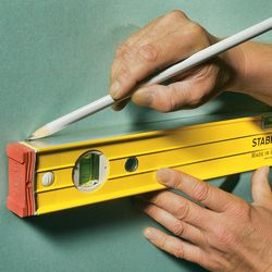 STABILA 16 in. Aluminum Type 196-2 K Masonry Level 3 vial