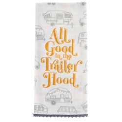 Karma Multicolored Cotton Trailer Hood Tea Towel 1 pk