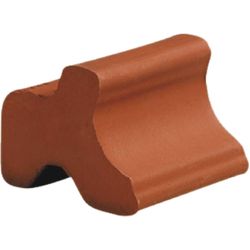 Deroma 1.45 in. H X 1.6 in. W Clay Standard Planter Feet Terracotta