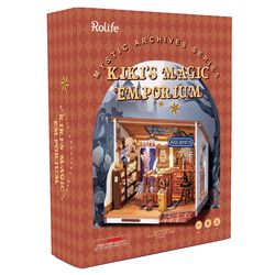 Robotime Kiki's Magic Emporium DIY Miniature House Kit Multicolored