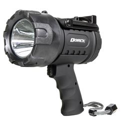 Dorcy 1850 lm Black LED Rechargeable Spotlight 4400 mAh Lithium Ion Battery