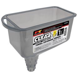 Wilmar Clear 5.8 in. H Polypropylene 2 pt Funnel