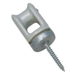 Sigma Engineered Solutions ProConnex 2-1/4 in. D Porcelain/Steel Wire Holder For NM/SE 1 pk