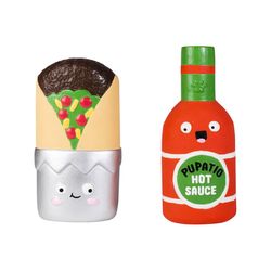 Pet Shop by Fringe Studio For Dog Assorted Latex I Make You Hot Dog Toy 1 pk