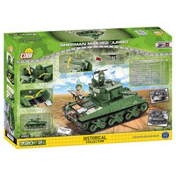 COBI Sherman M4A3E2 Block Set Green 720 pc