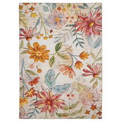 Linon Home Decor 5 ft. W X 7 ft. L Multi-Color Abethia Polyester Accent Rug