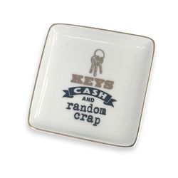 Trinket Dishes Keys Tray Ceramic 1 pk