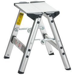 Xtend+Climb 13 in. H X 13 in. W X 10.5 in. D 225 lb. cap. 1 step Aluminum Step Stool