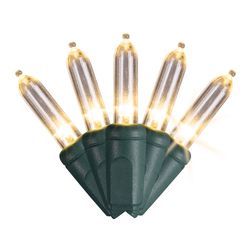 Celebrations Platinum LED T5 Warm White 50 ct String Christmas Lights