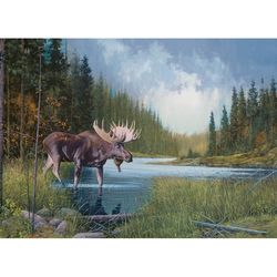 Cobble Hill Moose Lake Jigsaw Puzzle 1000 pc