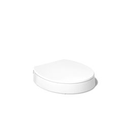 Kohler Hyten Slow Close Round White Plastic Toilet Seat