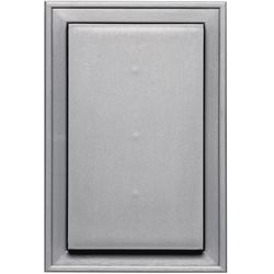 Builders Edge 12 in. H X 1-1/2 in. L Prefinished Gray Vinyl Mounting Block