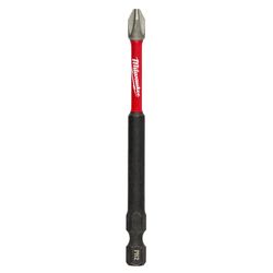 Milwaukee Shockwave Phillips PH2 Sizes X 3-1/2 in. L Power Bit Alloy Steel 25 pc