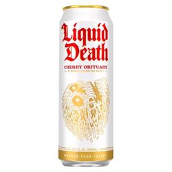 Liquid Death Cherry Sparkling Natural Mineral Water 19.2 fl. oz. 1 pk