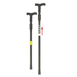 ZAP Black Aluminum/Plastic Covert Cane