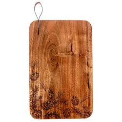 Karma Etched 11.25 in. L X 7.5 in. W X 0.5 in. Acacia Wood Cutting Board