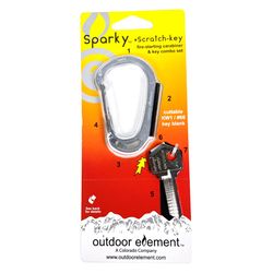 Outdoor Element Silver Carabiner 2.7 in. H X 1.75 in. W X 0.4 in. L 1 each