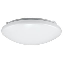 Globe Electric DuoBright 3.1 in. H X 11 in. W X 11 in. L White LED Ceiling Light Fixture