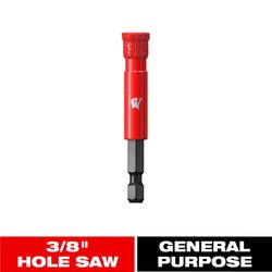 Diablo 3/8 in. Diamond Grit 5.52 in. L X 1/4 in. D Hole Saw