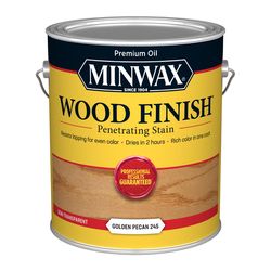 Minwax Wood Finish Semi-Transparent Golden Pecan Oil-Based Penetrating Wood Stain 1 gal