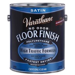 Varathane Satin Crystal Clear Water-Based Floor Finish 1 gal