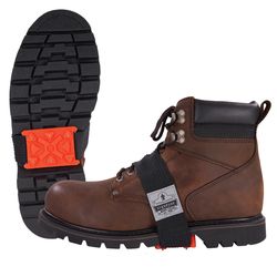 Ergodyne Trex Unisex Rubber/Tungsten Carbide Ice Cleats Orange One Size Fits Most 1 pair