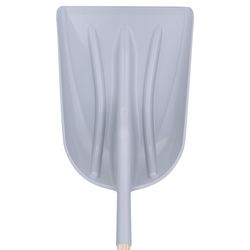 True Temper 46.5 in. Plastic Scoop Garden Shovel Wood Handle